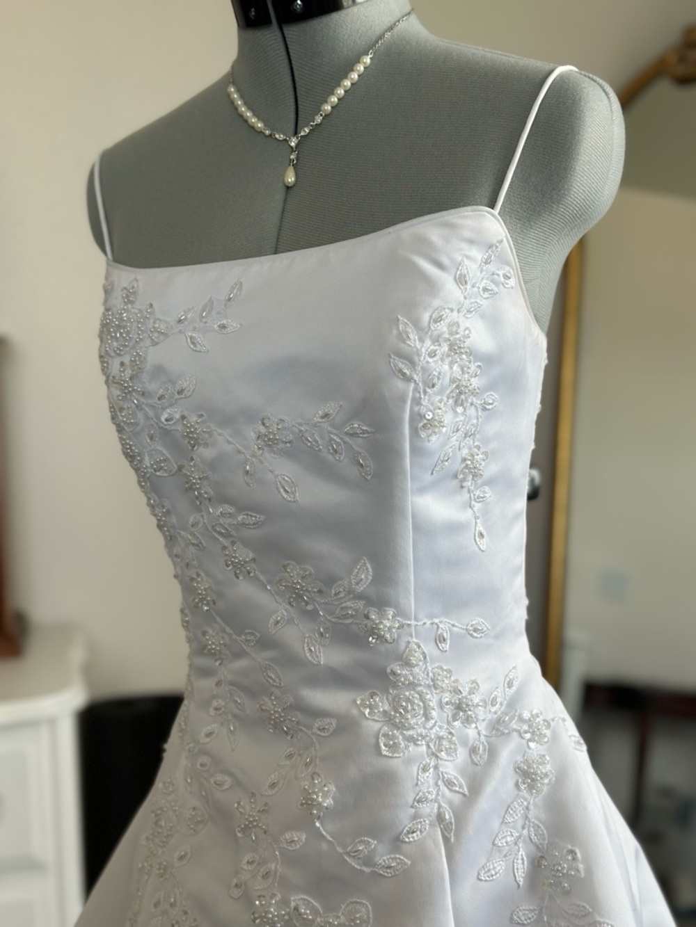Christina Wu White Strapless A-Line Wedding Gown - Picture 5 of 7